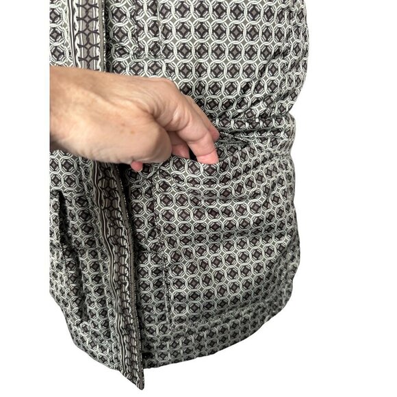 Max Studio London Womens Puffer Vest Size Small Green Black Pockets $188 - Picture 7 of 14